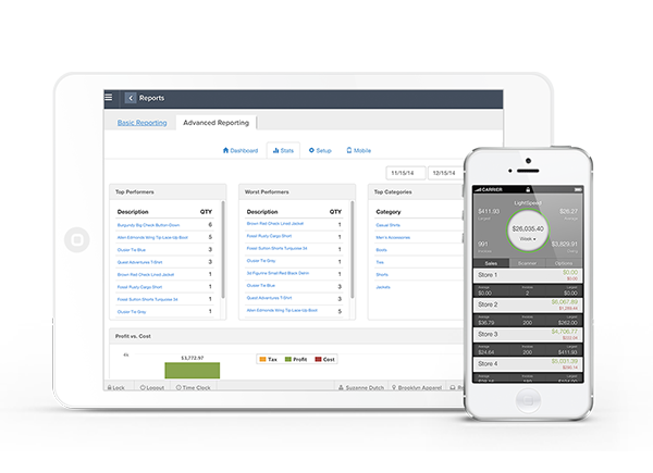 Lightspeed's Advanced Reporting function gives deeper business insites