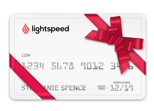 Credit cards can be processed with Lightspeed Retail